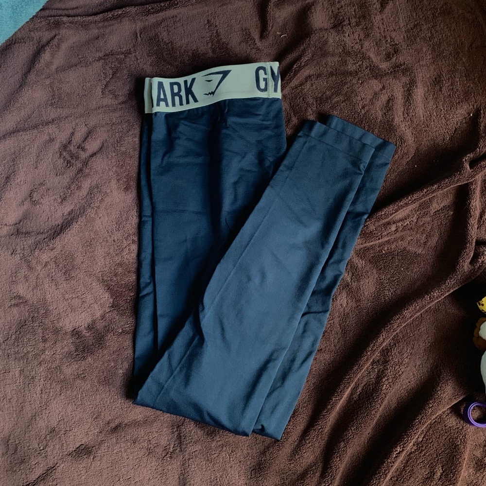 Blue GymShark fit leggings
